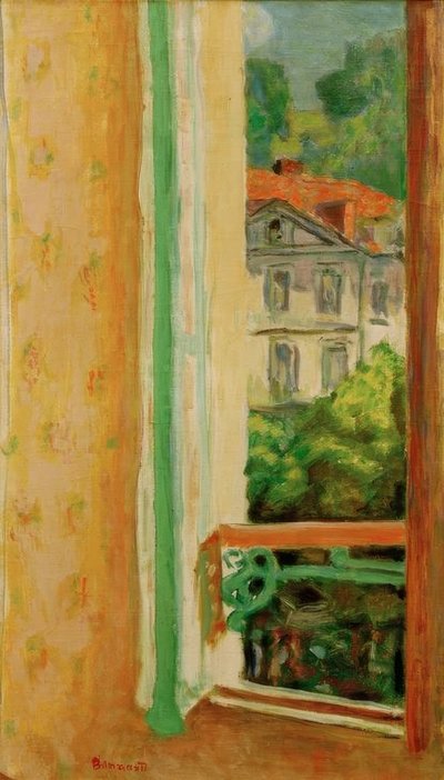 Open Window in Uriage by Pierre Bonnard
